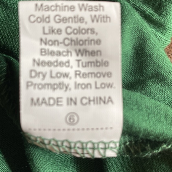 NWT. Dark Green 2 Piece Pajamas - Picture 11 of 11